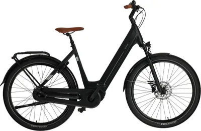 Produktbild von Rucanor Elektrische stadträder City SUV 28 Zoll 53 cm Damen 7G Hydraulisch Scheibenbremse Mattschwarz