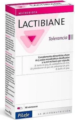 Imagen del producto de Pileje Lactibiane Tolérance 30 Cápsulas