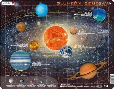 Produktbild von Dino - Puzzle Vzdelávacie puzzle: Slnečná sústava - 40-99 dielov