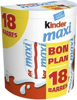 Zdjęcie produktu dla Baton czekoladowy dla dzieci mleczny z nadzieniem mlecznym 378g