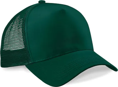 Produktbild von Beechfield B640 | Snapback Trucker Cap / Kappe / Mütze / Hut - Farbe: Bottle Green/Bottle Green - Größe: One Size