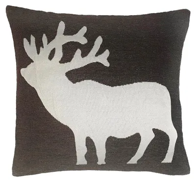 Produktbild von Deko Kissen Weihnachtskissen mit Hirsch Motiv 50x50 cm in verschiedenen Farben