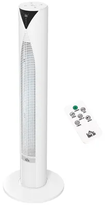 Obrázek produktu pro Věžový ventilátor s dálkovým ovládáním, 3 rychlosti, 70 otáček za minutu