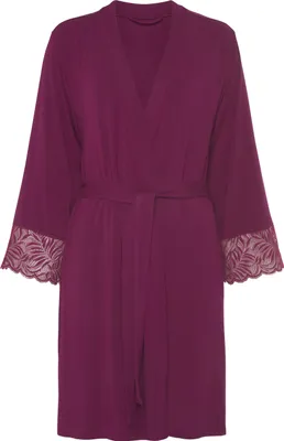 Produktbild von LASCANA Kimono bordeaux rot Größe 32/34