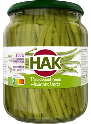Obrázok produktu pre Hak Haricots Verts Extra Fine 680 g – Čerstvé zelené fazuľky pre zdravé jedlá