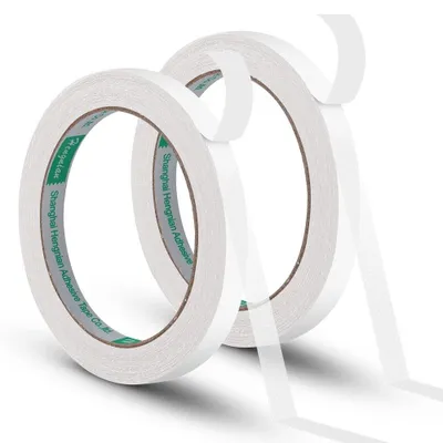 Produktbild von Doppelseitiges Klebeband Montageband Klebestreifen - 10 mm x 10 m - Transparent - Extra stark