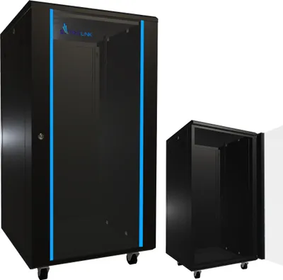 Produktbild von Netzwerkschrank 19 Zoll, für Switches UPS Server, 22 HE 600x600