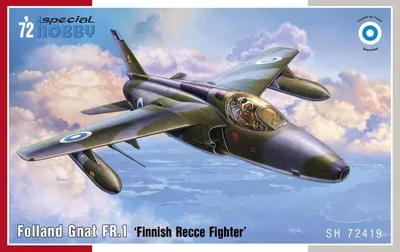 Produktbild von Special Hobby Folland Gnat FR.1 Finnish Recce Fighter 1:72