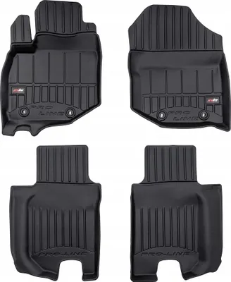 Obrázek produktu pro Gumové koberečky, rohože Honda Jazz 3 2007-2014 3D žlab
