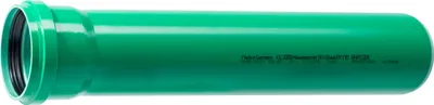 Produktbild von Abwasser-Abzweigrohr Osma KG 2000 Polypropylen PPKGEM SN16, DN 315 x 12,1 x 1000 mm, grün