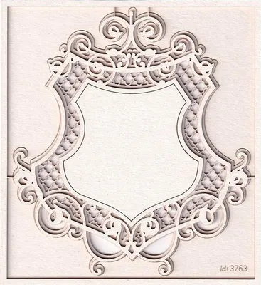 Immagine prodotto di SCRAPINIEC Decorazione in truciolato fustellato, cornice 3763