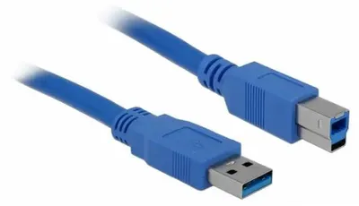 Zdjęcie produktu dla Delock 82581 DELOCK USB3.0 Kabel A -> B St/St 3.00m blau