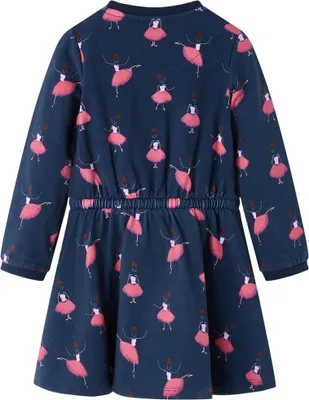 Produktbild von vidaXL Kinderkleid Marineblau 128