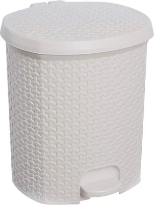 Image de keeeper 1030451900000 keeeper poubelle à pédale "tjark", 21 litres, blanc nordique