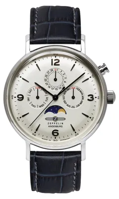 Productafbeelding van Herenhorloge Zeppelin Hindenburg met maanfase-indicator