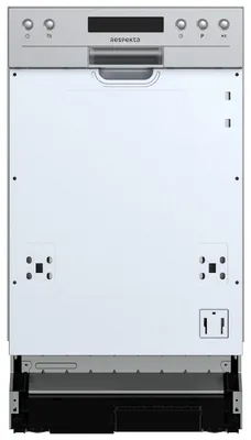 Produktbild von Respekta Einbaugeschirrspüler Leni, 45 cm, teilintegriert, 10 Maßgedecke, mit Aquastop