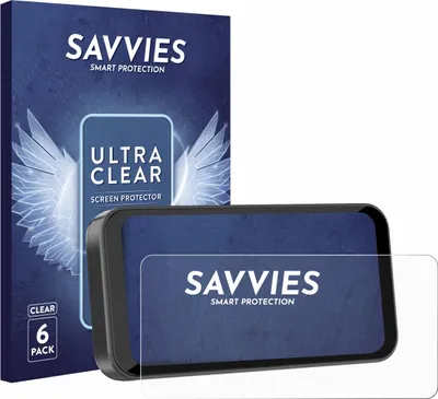 Produktbild von 6x Für Carpuride W603B 6.3" Schutzfolie Savvies Displayschutz Display Schutz Folie Klar Transparent