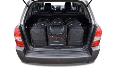 Produktbild von Hyundai Tucson 2004-2010 Kofferraumtaschen Set 4 Stk