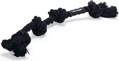 Produktbild von Beeztees Baumwollknoten - Schwarz - 4 Knoten - 140 Gramm