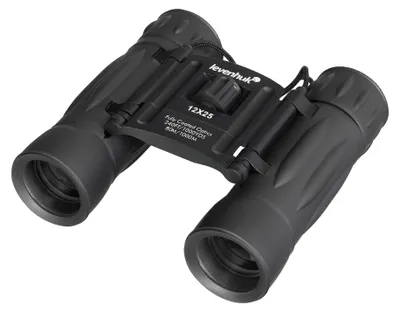 Produktbild von Levenhuk Atom 12x25, Dach, 12x, 2,5 cm, Vollbeschichtet (FC), Schwarz