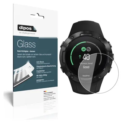 Produktbild von 2x Schutzfolie für Suunto 5 - Anti-Shock 9H Folie dipos Glass Kunststoffglas