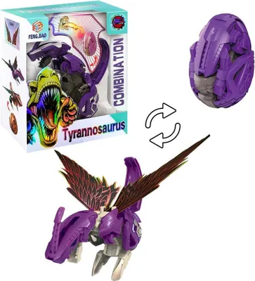 Immagine prodotto di Uovo di dinosauro tirannosauro 2 in 1