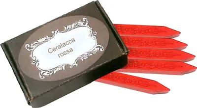 Produktbild von Rubinato Siegellack ohne Docht rot, 10 Stück, Größe 9 cm