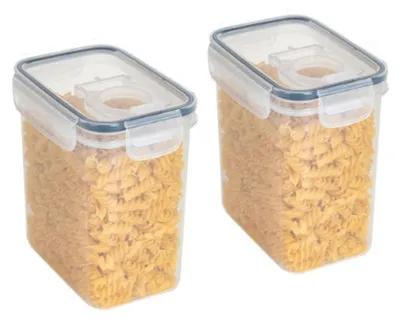 Getreidebehälter-Set, 2 Stück, luftdicht, 2L, Kunststoff, BPA-frei