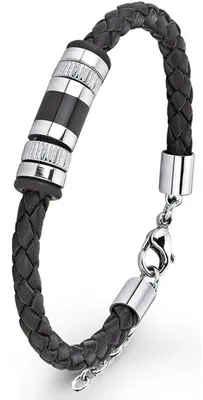 Produktbild von s.Oliver Herren-Armband  schwarz  387286
