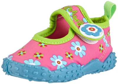 Produktbild von Playshoes Uni Kinder Aquaschuhe Aqua-Schuhe Blumen, Pink Blumen, 26/27 EU