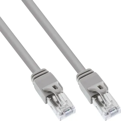 Immagine prodotto di InLine® 76702A Cavo patch, S/FTP (PiMf), Cat.6, 250MHz, PVC, rame, grigio, 2m