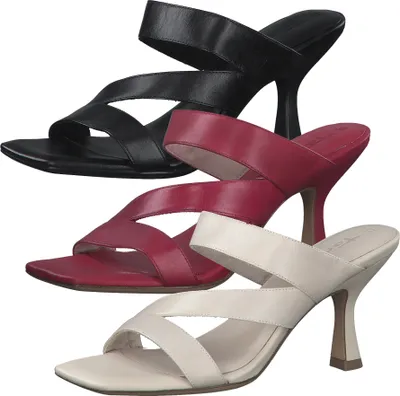 Produktbild von Tamaris Damen Schuhe Pantoletten Clogs Trichterabsatz 1-27201-28, Größe:37 EU, Farbe:Schwarz