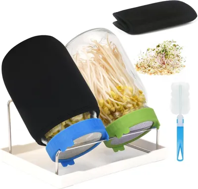 Imagen del producto de Juego de recipientes para pulverización con tapa y bandeja de acero inoxidable 304