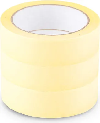 Immagine prodotto di Scley, 3 pezzi di nastro adesivo per pittura, 30 mm x 33 m, nastro di carta, nastro per pittura, serie 545