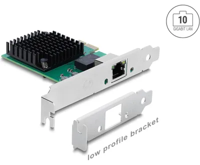 Image de Carte réseau PCI Express x1 Delock, 10 Gigabit LAN, 1 x RJ45, RTL8127