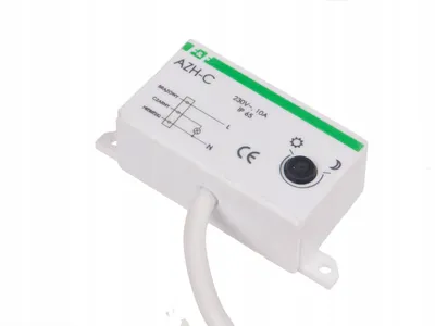 Produktbild von Dämmerungsschalter 10A 230V 2-1000lx Miniaturgehäuse IP65 F&F AZH-C