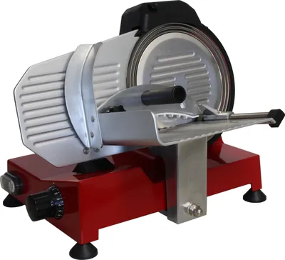 Produktbild von Celme - BETA 220 Aufschnittmaschine - Antihaft-Stahl - 220 mm Klinge - 37 × 43 × 34 cm - Professionelle Präzision und Haltbarkeit - ROT
