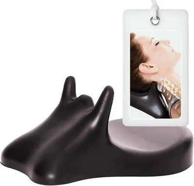 Produktbild von Nackenstützkissen, therapeutisch, 26 x 16 x 10 cm - aus Polyurethanschaum - hautfreundlich - ideal zur Nackenentspannung
