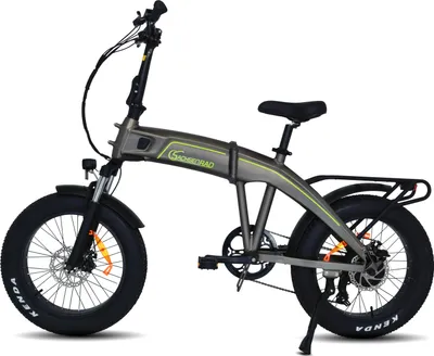 Produktbild von SachsenRAD E-Folding Bike Skládací kolo F6 Safari 20 palcové skládací kolo StVZO | 85Nm terénní motor Bafang | Vnitřní vedení kabelů | Kvalitní eloxování | Ebike
