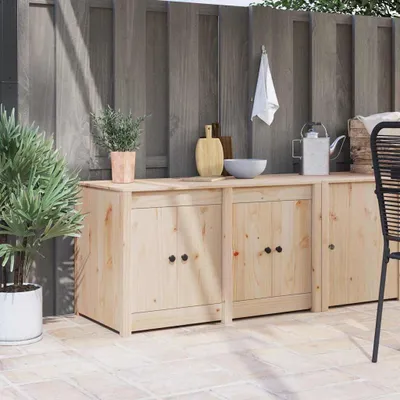 Produktbild von "im Angebot" Küchenschrank mit Regal Braun Eichen-Optik 106x55x64 cm - Küchenschränke CC24680
