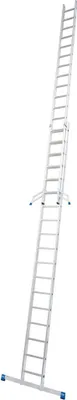 Produktbild von KRAUSE Schiebeleiter Stabilo silber 2x 18 Stufen, H: 525,0 cm