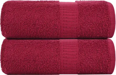 Produktbild von Gästetücher FROGN 2 Stk. Bordeaux 30x50 cm 360 g/m²