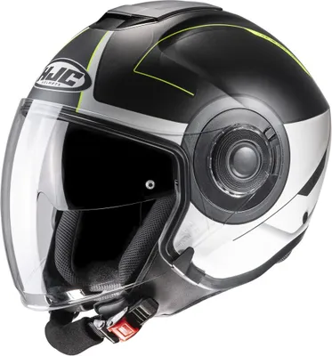 Produktbild von HJC I40 PANADI Jethelm schwarz-weiss MC3HSF S S in schwarz/weiß