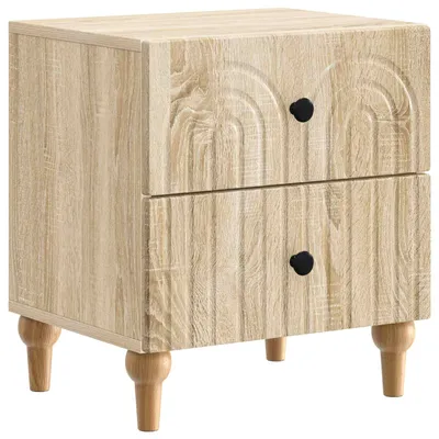 Imagen del producto de Armario de Noche con cajón Roble Sonoma 43 x 34,5 x 48 cm