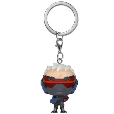 Image de Overwatch - Soldier:76 - Porte-clés Funko Pocket POP ! Keychain