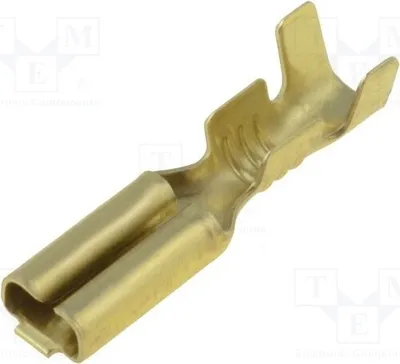 Immagine prodotto di 10 connettori a crimpare: a filo piatto, femmina, 2,8 mm, per cavi da 0,5 a 1 mm², con terminale da 0,5 mm, per cavi isolati (3766.60)