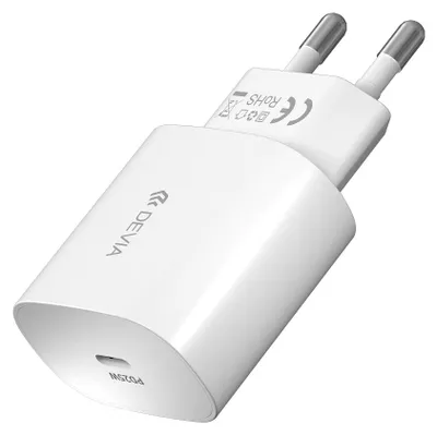 Produktbild von Wandladegerät Smart PD 25W 1x USB-C weiß + Kabel USB-C