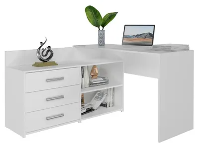 Produktbild von Topeshop DANY BIEL KPL Computertisch Weiß