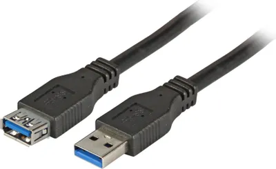 Image de EFB USB3.0 Verlängerungskabel A-A St-Bu 5,0m schwarz, Premiu
