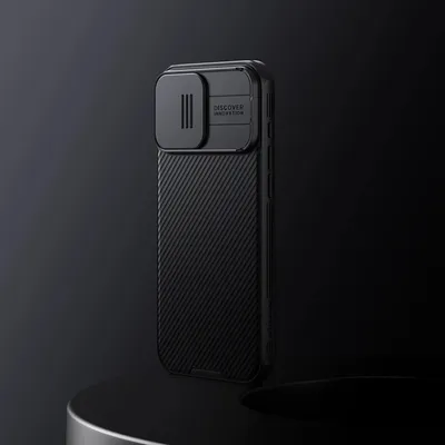 Immagine prodotto di Nillkin Camshield Pro Custodia per Iphone 16 Pro Max con copertura della fotocamera - Nero